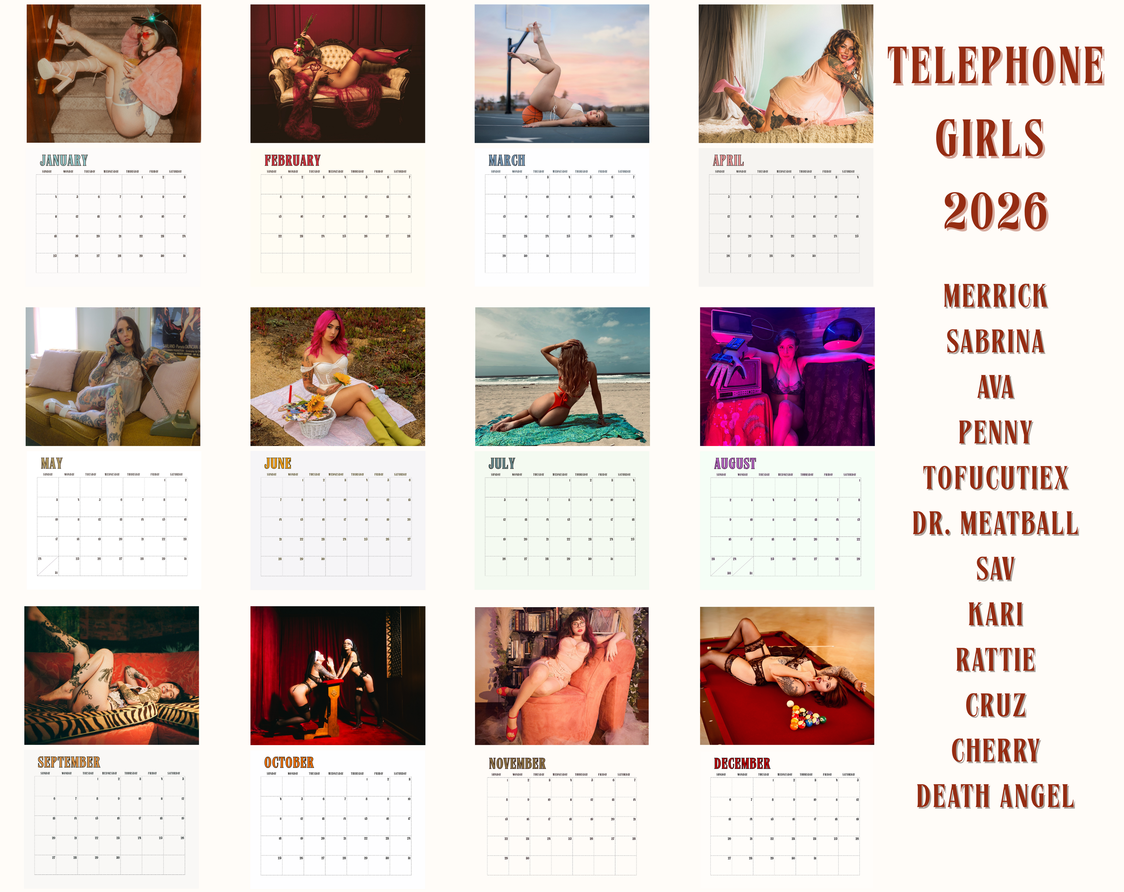 2026 Calendar Preorder